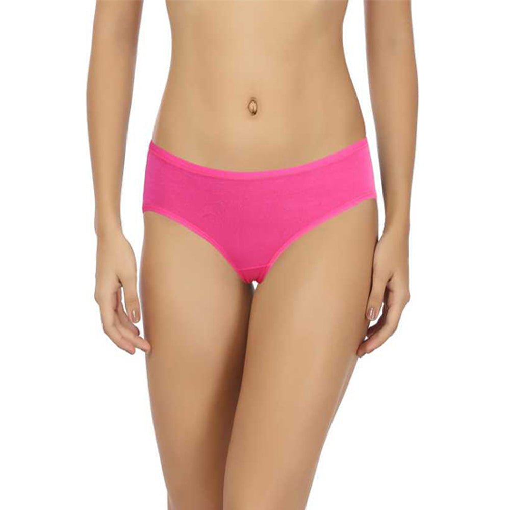 Comfy Glamourie Beauty Organic Plus Size Pure Magenta Cotton Panties(Pkt of 2)